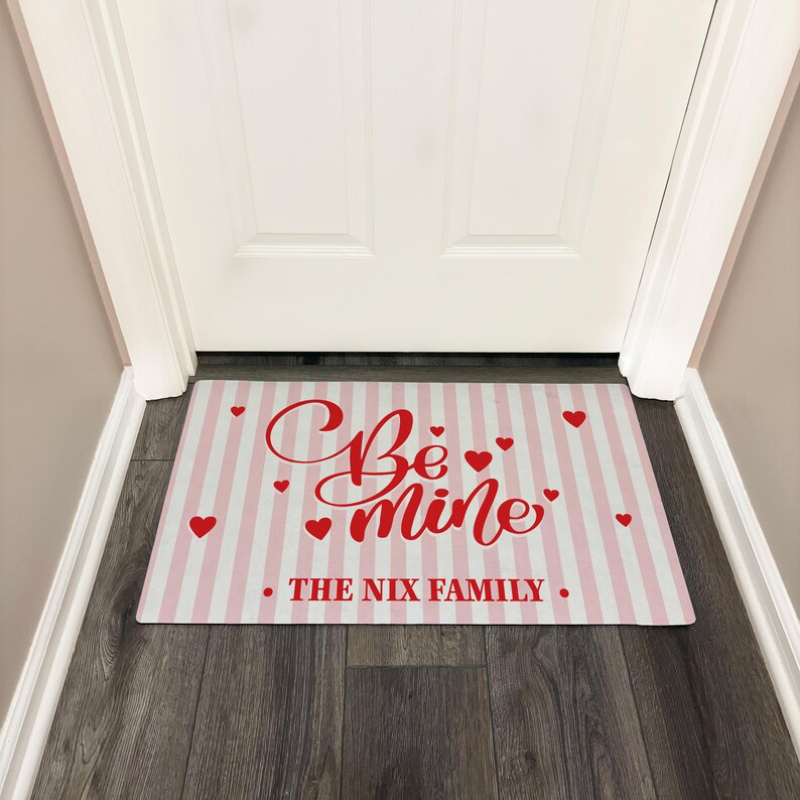 Personalized Valentine Doormat - Home Textiles Today Logo recension och pris