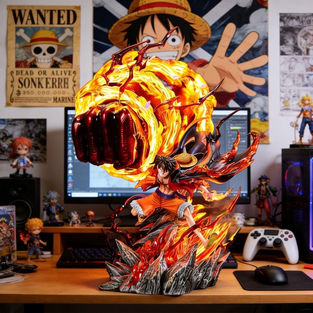 LZ Karmic Fire Luffy 35CM Ligh - Home Textiles Products recension och pris