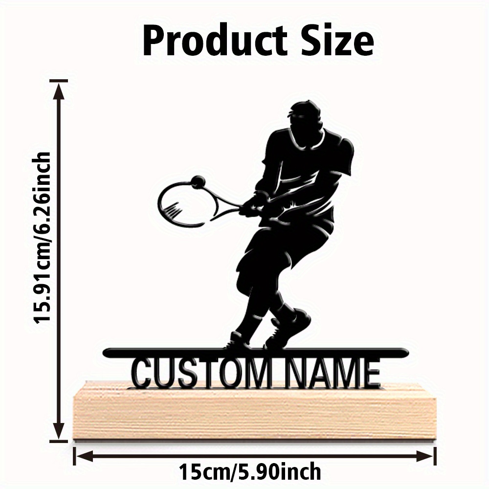 Personalized Tennis Player Met - Home Textiles Products recension och pris